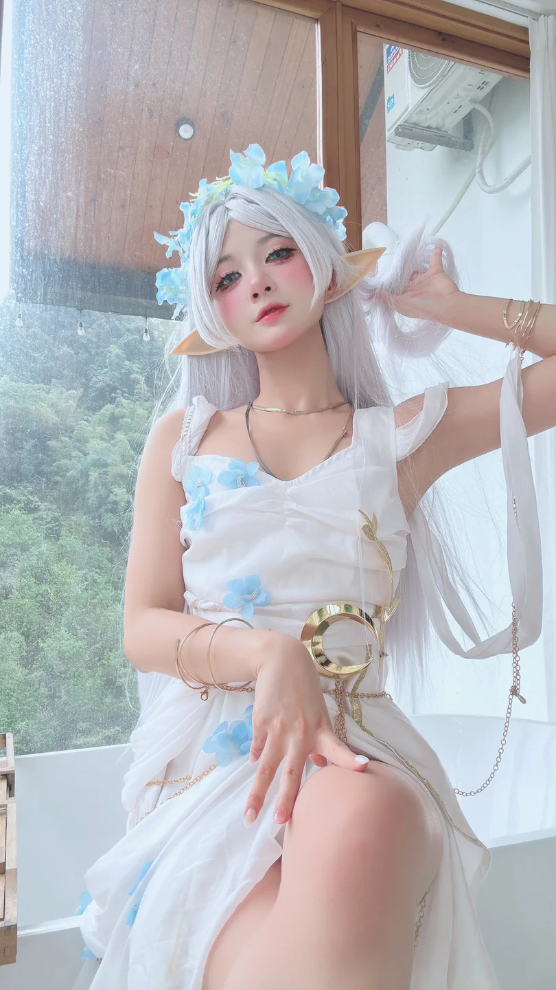 PoppaChan - Frieren Blue Valley Dress [78P,9V-1.34GB] tg@simisebaisi 【丝足阁】054.webp